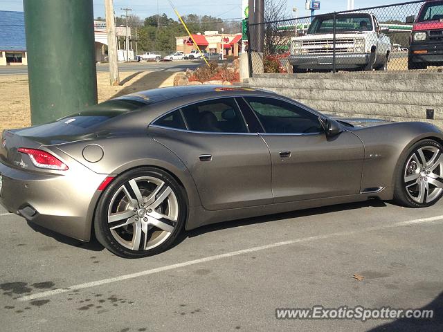 Fisker Karma spotted in Calhoun, Georgia