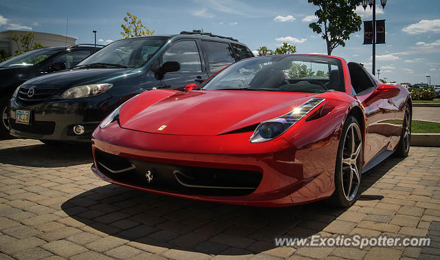 Ferrari 458 Italia spotted in Columbus, Ohio