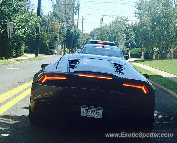 Lamborghini Huracan spotted in Ridgewood, New Jersey