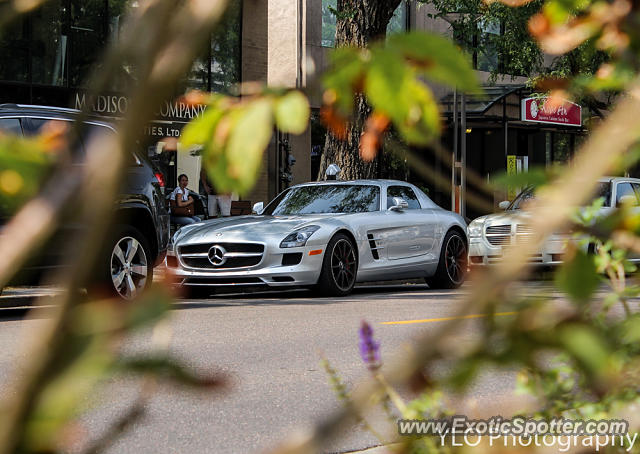 Mercedes SLS AMG spotted in Cherry Creek, Colorado