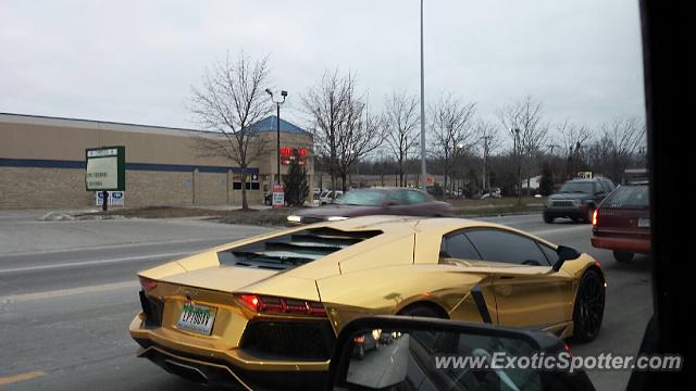 Lamborghini Aventador spotted in Westland, Michigan