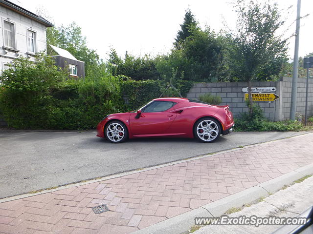 Alfa Romeo 4C spotted in Leuven, Belgium