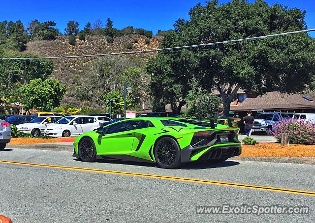 Lamborghini Aventador spotted in Carmel, California
