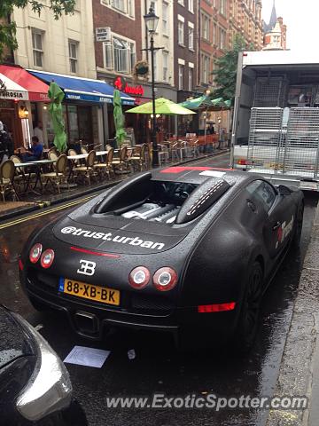 Bugatti Veyron spotted in London, United Kingdom