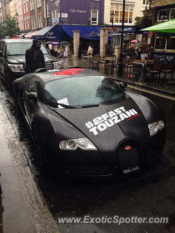Bugatti Veyron spotted in London, United Kingdom