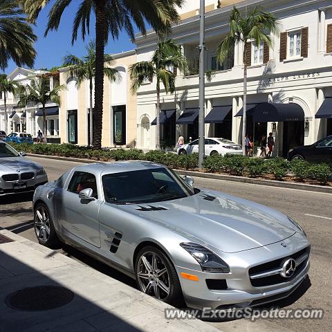 Mercedes SLS AMG spotted in Beverly hills, California