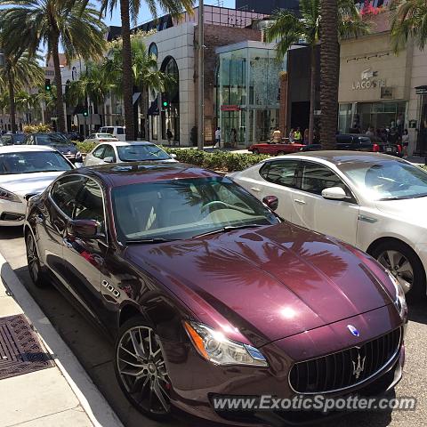 Maserati Quattroporte spotted in Beverly hills, California