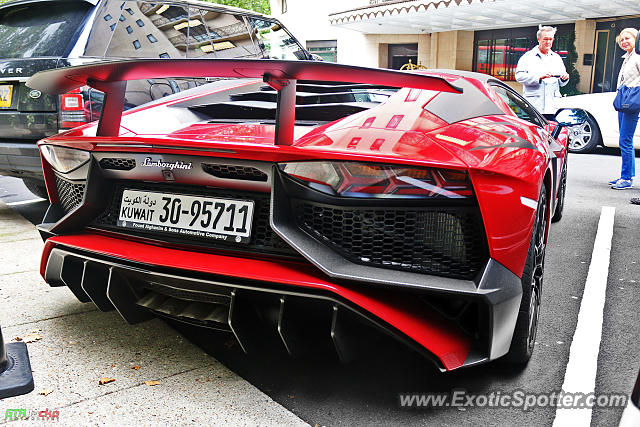Lamborghini Aventador spotted in London, United Kingdom