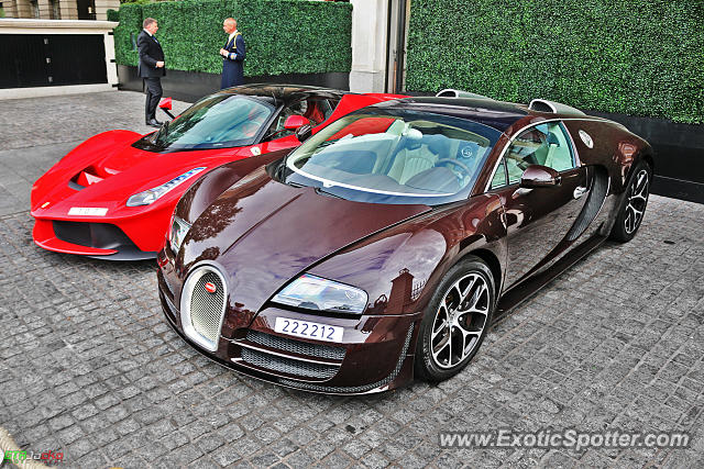 Bugatti Veyron spotted in London, United Kingdom