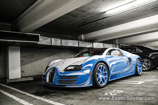 Bugatti Veyron spotted in Pebble Beach, California