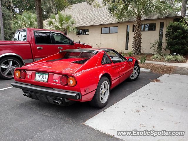 Ferrari 308 spotted in Hilton Head, South Carolina