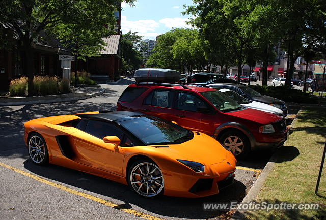 Lamborghini Aventador spotted in Burlington, Canada