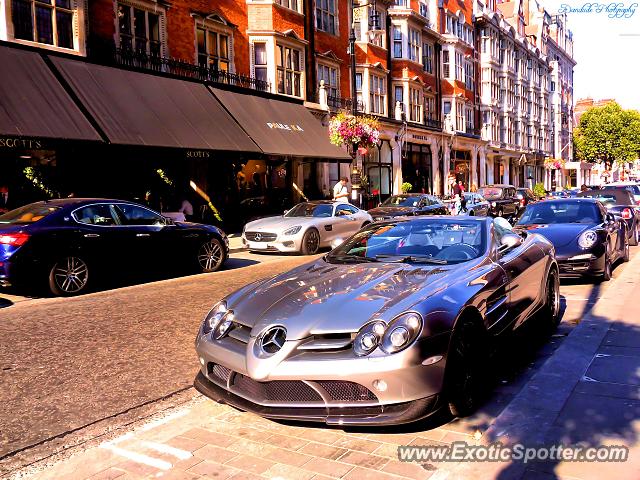 Mercedes SLR spotted in London, United Kingdom