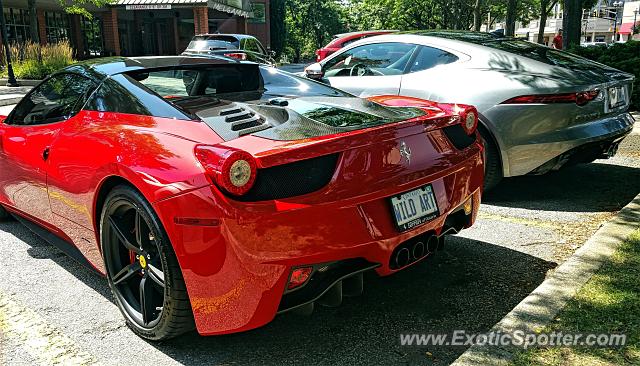 Ferrari 458 Italia spotted in Burlington, Canada