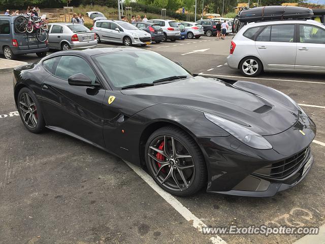 Ferrari F12 spotted in Highway, France
