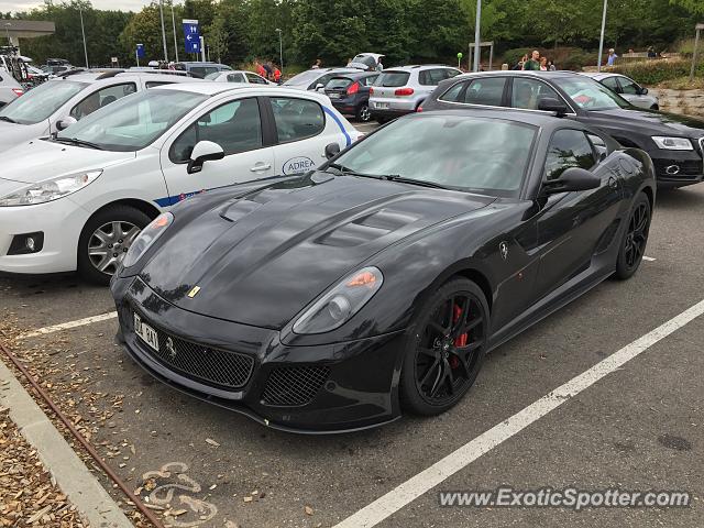 Ferrari 599GTO spotted in Highway, France