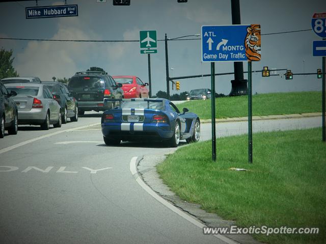 Dodge Viper spotted in Auburn, Alabama