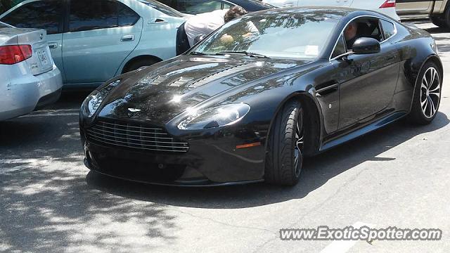 Aston Martin Vantage spotted in Dallas, Texas