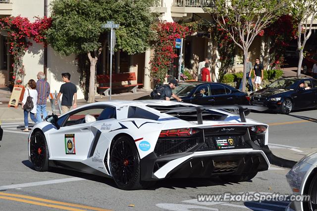 Lamborghini Aventador spotted in Monterey, California