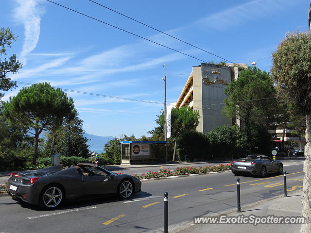Ferrari 458 Italia spotted in Montreux, Switzerland
