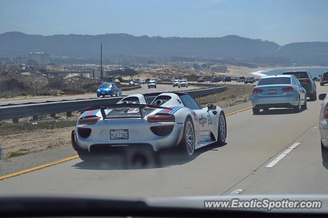 Porsche 918 Spyder spotted in Sand City, California