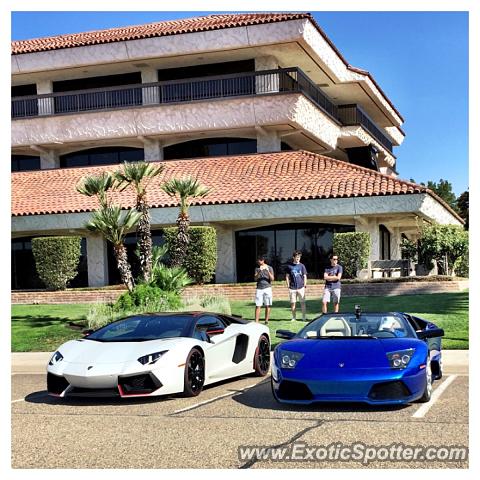Lamborghini Aventador spotted in Fresno, California