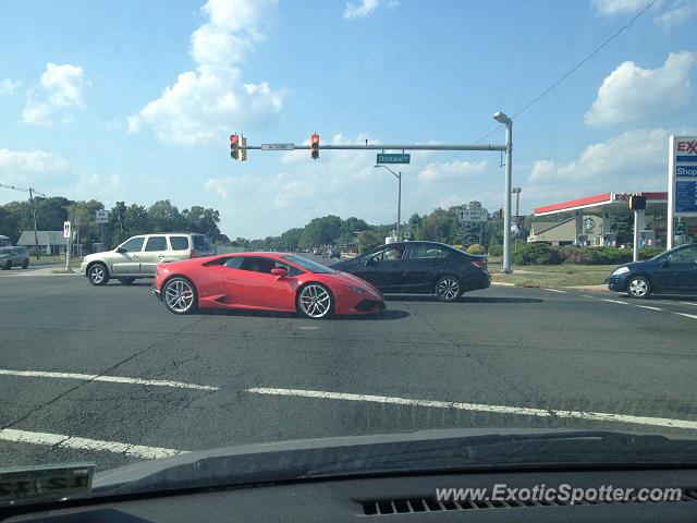 Lamborghini Huracan spotted in Howell, New Jersey