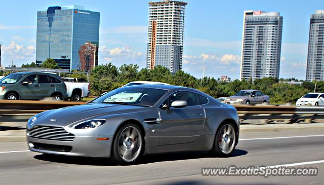 Aston Martin Vantage spotted in Highway 401. ON, Canada