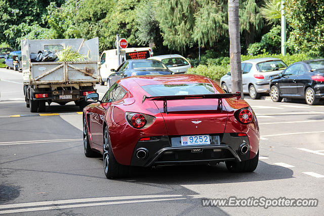 Aston Martin Zagato spotted in Roquebrune, France
