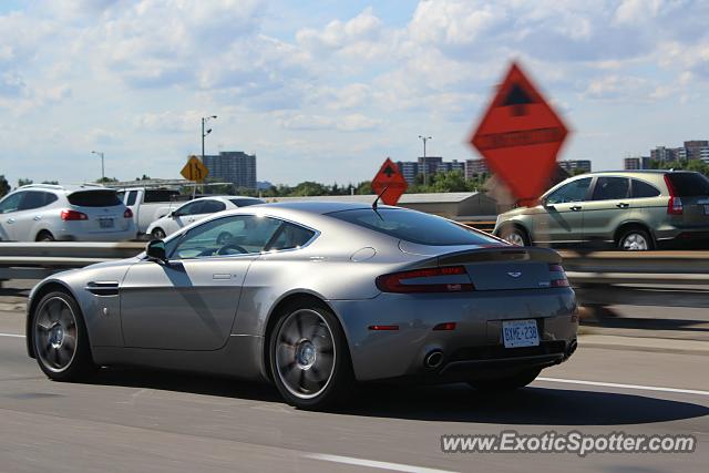 Aston Martin Vantage spotted in Highway 401. ON, Canada