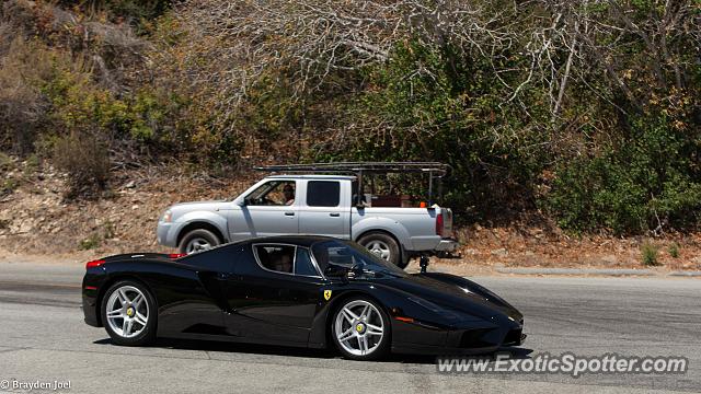Ferrari Enzo spotted in Carmel Valley, California