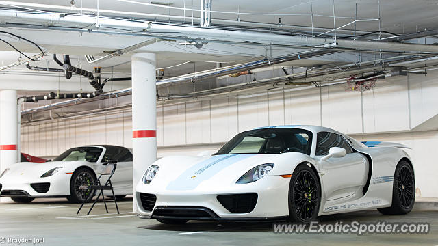 Porsche 918 Spyder spotted in Carmel, California