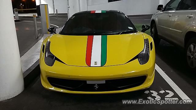 Ferrari 458 Italia spotted in Auckland, New Zealand