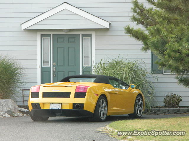 Lamborghini Gallardo spotted in Sea Bright, New Jersey
