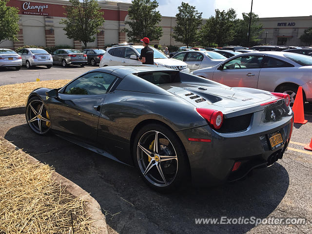 Ferrari 458 Italia spotted in Victor, New York