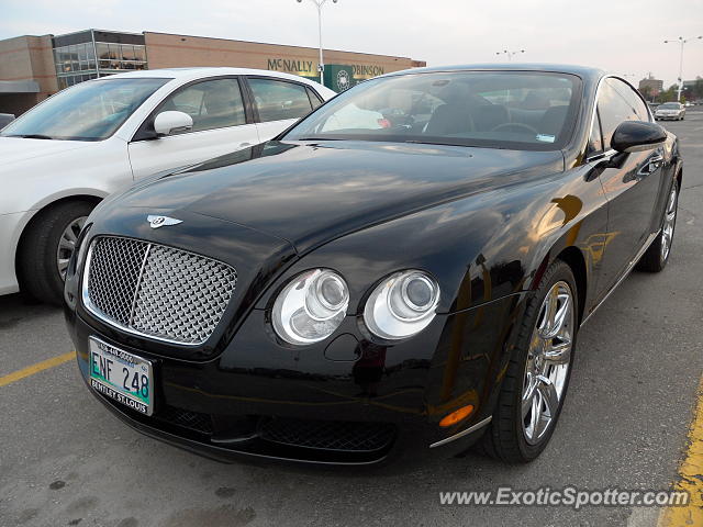 Bentley Continental spotted in Winnipeg, Canada