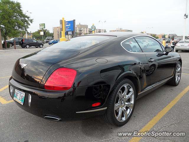 Bentley Continental spotted in Winnipeg, Canada
