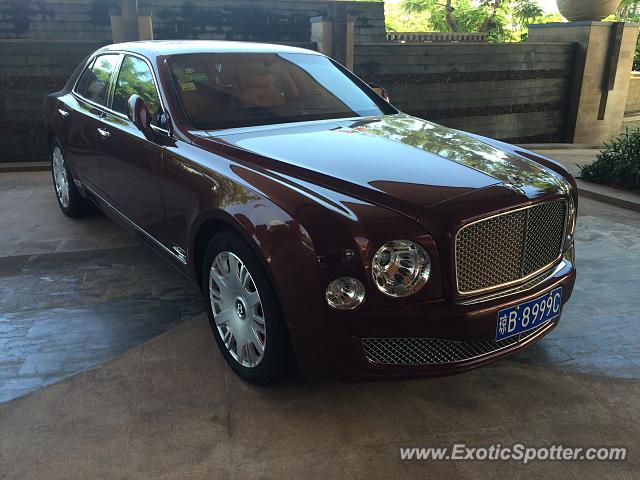 Bentley Mulsanne spotted in Sanya, China