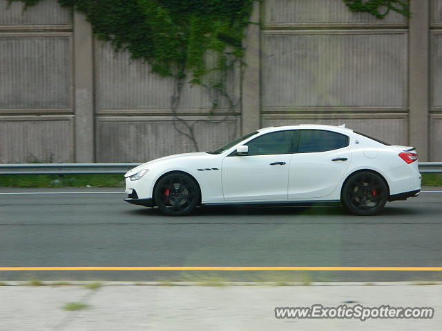 Maserati Ghibli spotted in Springfield, New Jersey