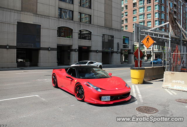 Ferrari 458 Italia spotted in Toronto, Canada