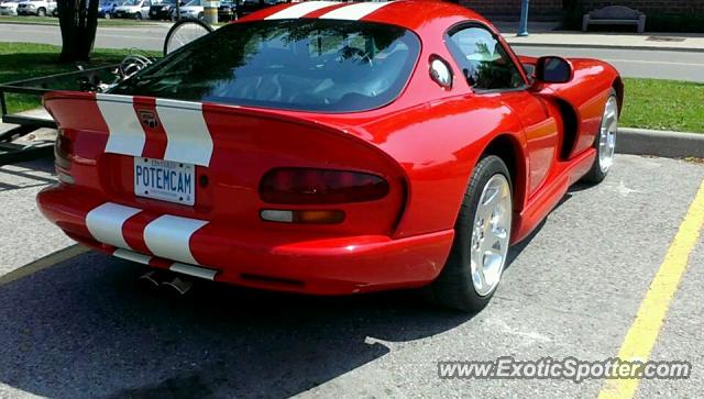 Dodge Viper spotted in Bowmanville ON, Canada