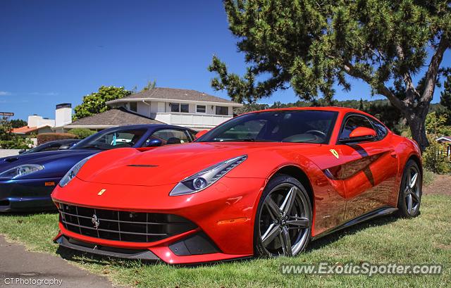 Ferrari F12 spotted in Carmel Valley, California
