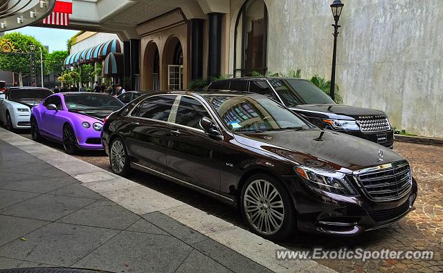 Mercedes Maybach spotted in Beverly Hills, California