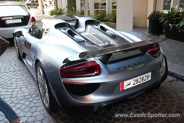 Porsche 918 Spyder spotted in Beverly Hills, California