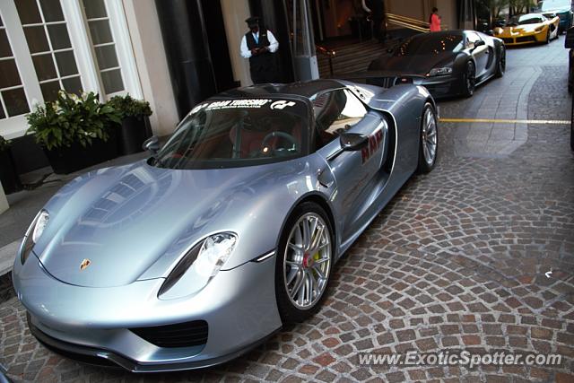 Porsche 918 Spyder spotted in Beverly Hills, California