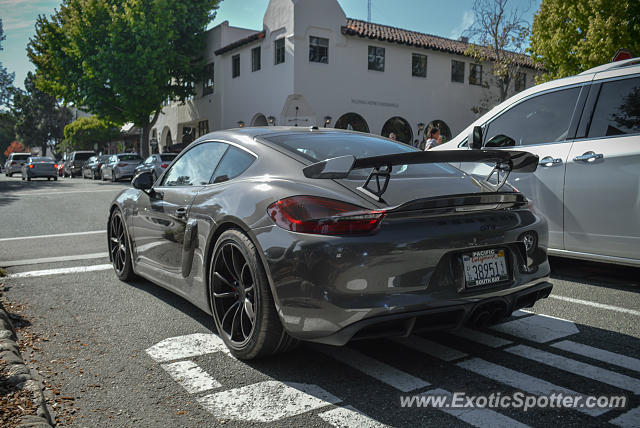 Porsche Cayman GT4 spotted in Carmel, California