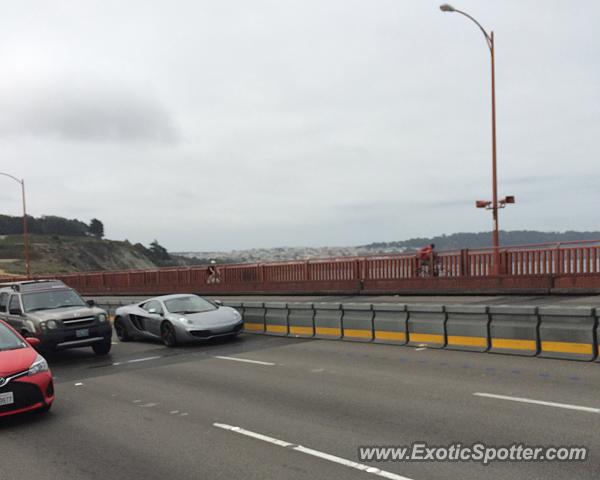 Mclaren MP4-12C spotted in San Francisco, California
