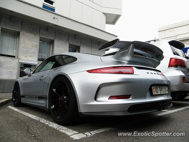 Porsche 911 GT3 spotted in Montreux, Switzerland