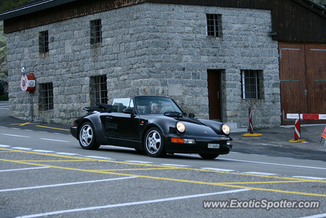 Porsche 911 spotted in Gadmen, Switzerland