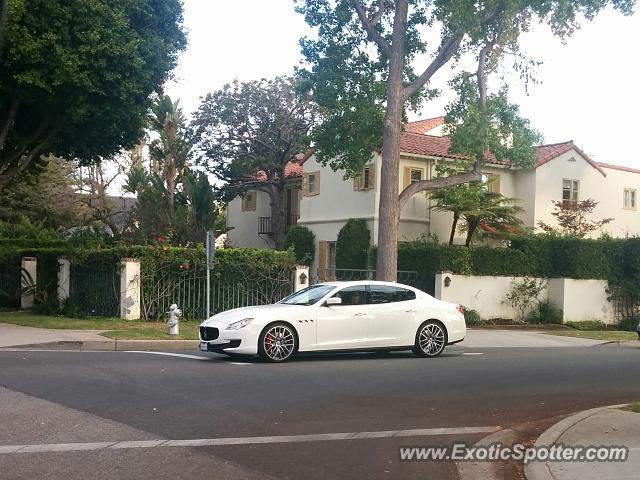 Maserati Quattroporte spotted in Beverly Hills, California